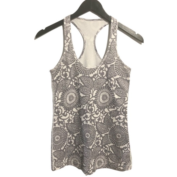 LULULEMON Cool Racerback Tank in Beachy Floral Fossil - Picture 2 of 5
